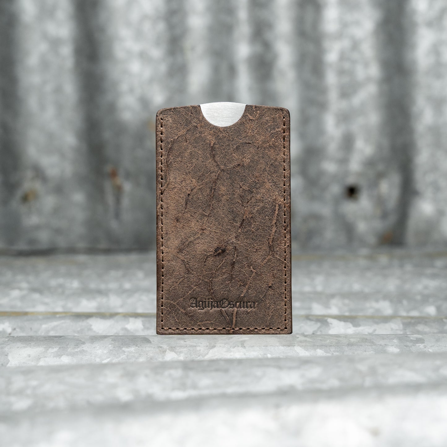 Ritual Beard Comb & Sleeve (Marmo Brown)