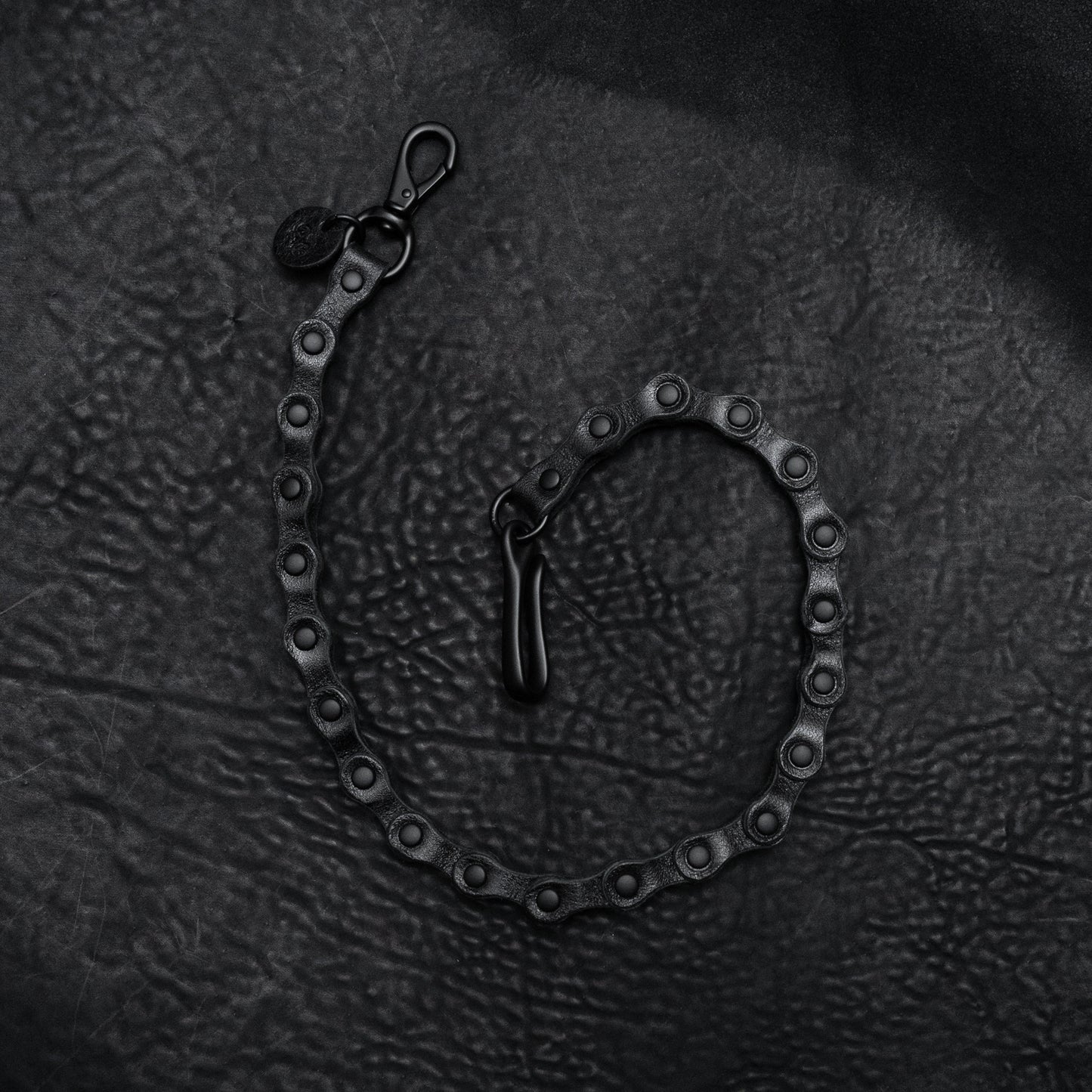 Nexo Leather Bike Chain (Horween Horsehide Black)