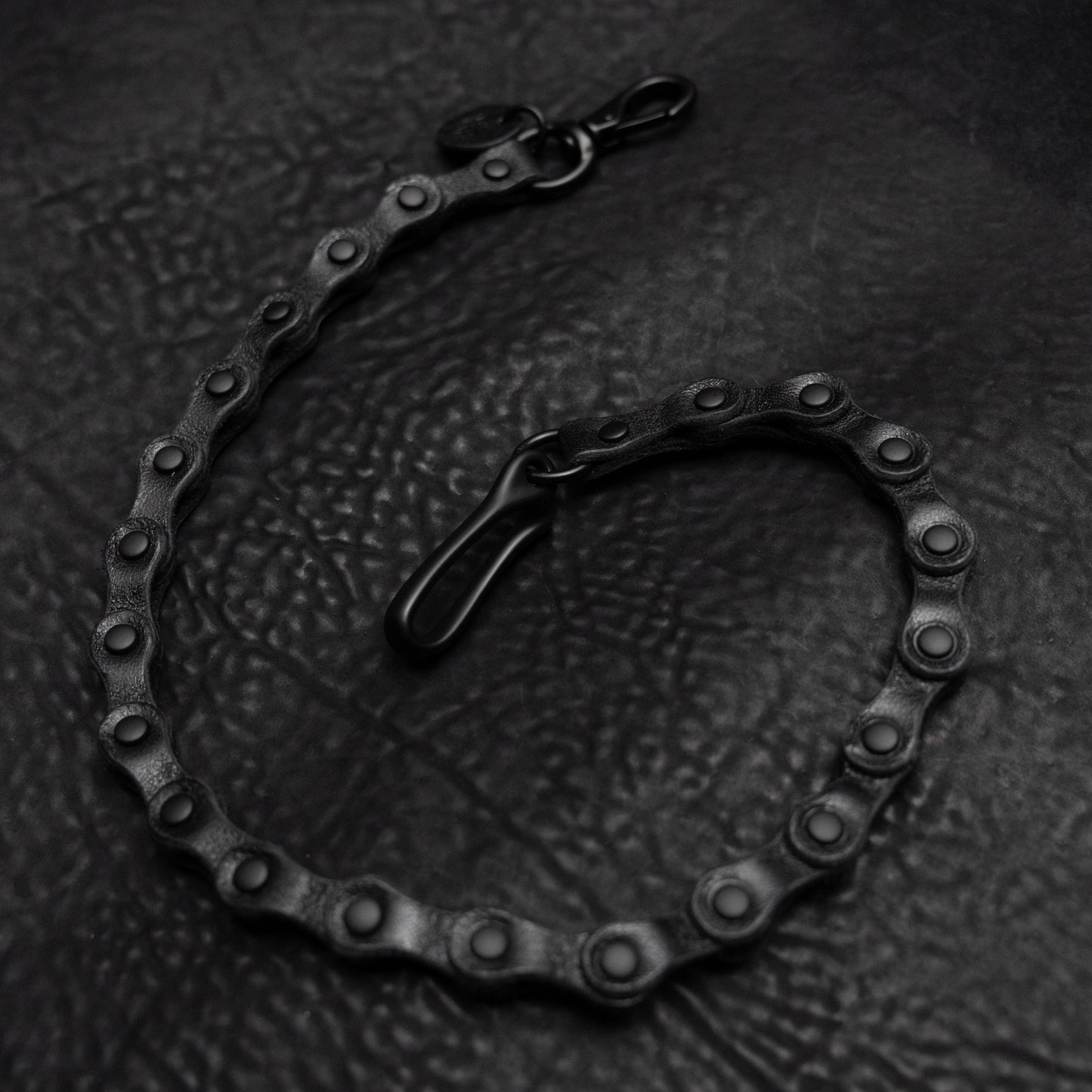Nexo Leather Bike Chain (Horween Horsehide Black)