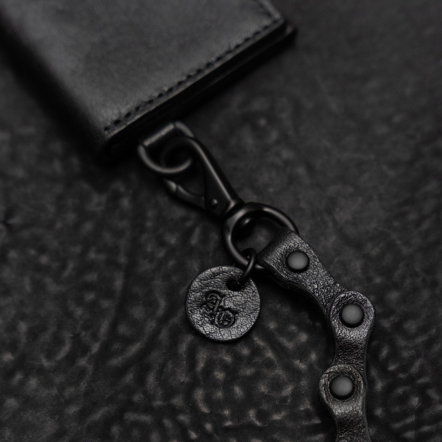 Nexo Leather Bike Chain (Horween Horsehide Black)