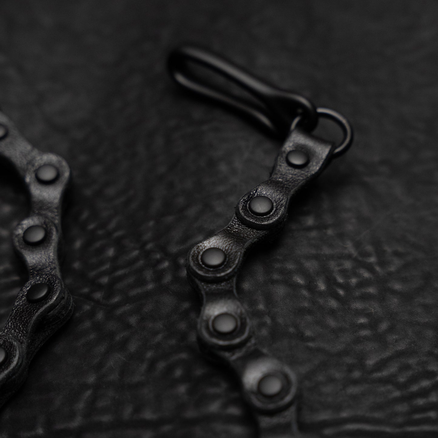 Nexo Leather Bike Chain (Horween Horsehide Black)