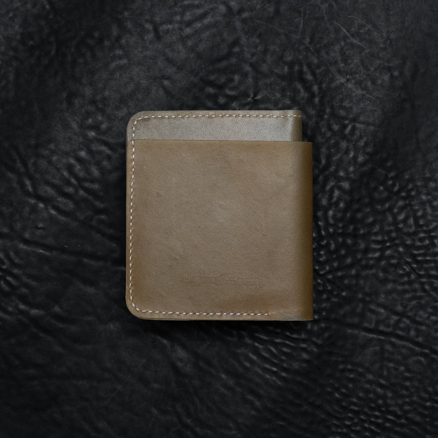 Double Bifold Wallet (Translucent Horsehide)