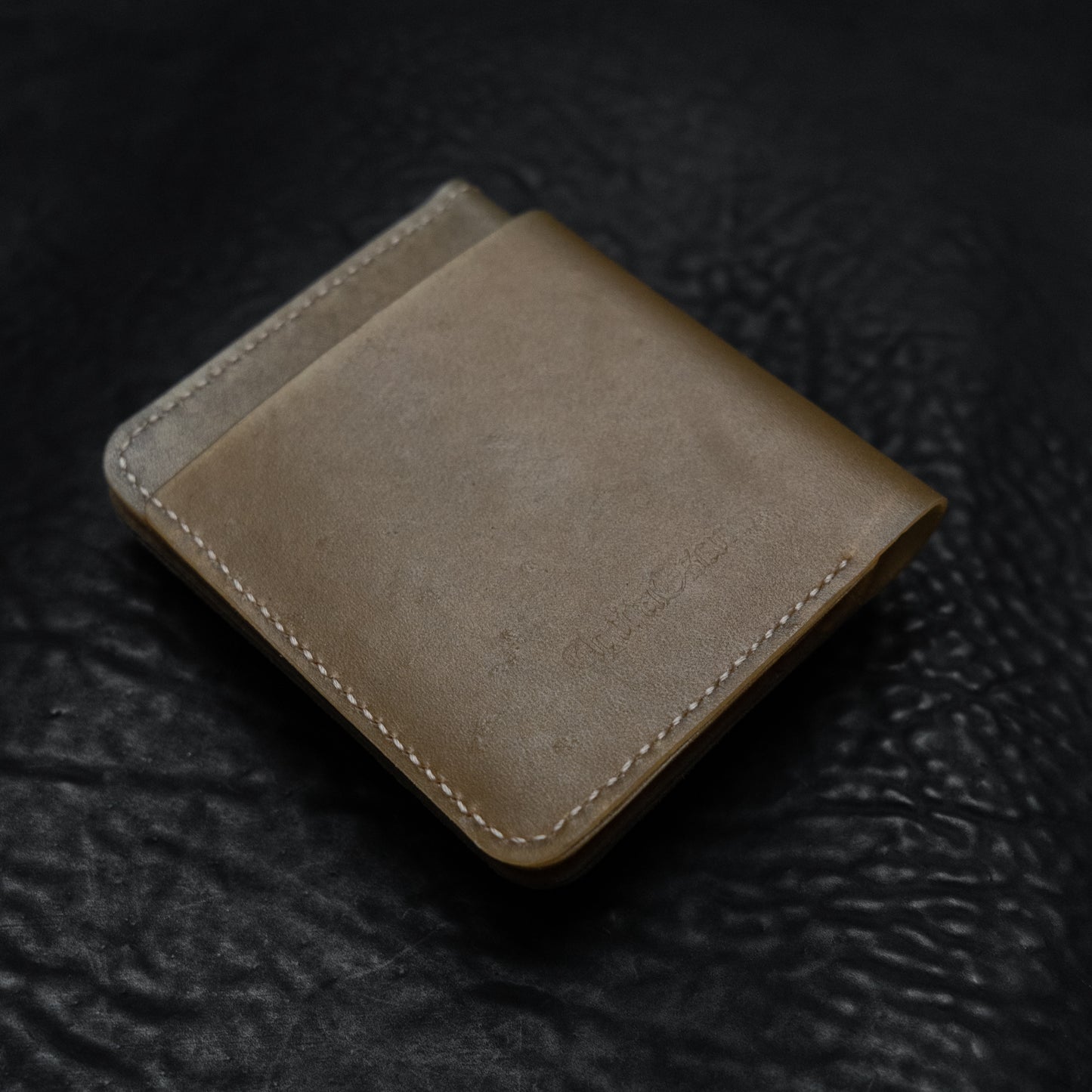 Double Bifold Wallet (Translucent Horsehide)