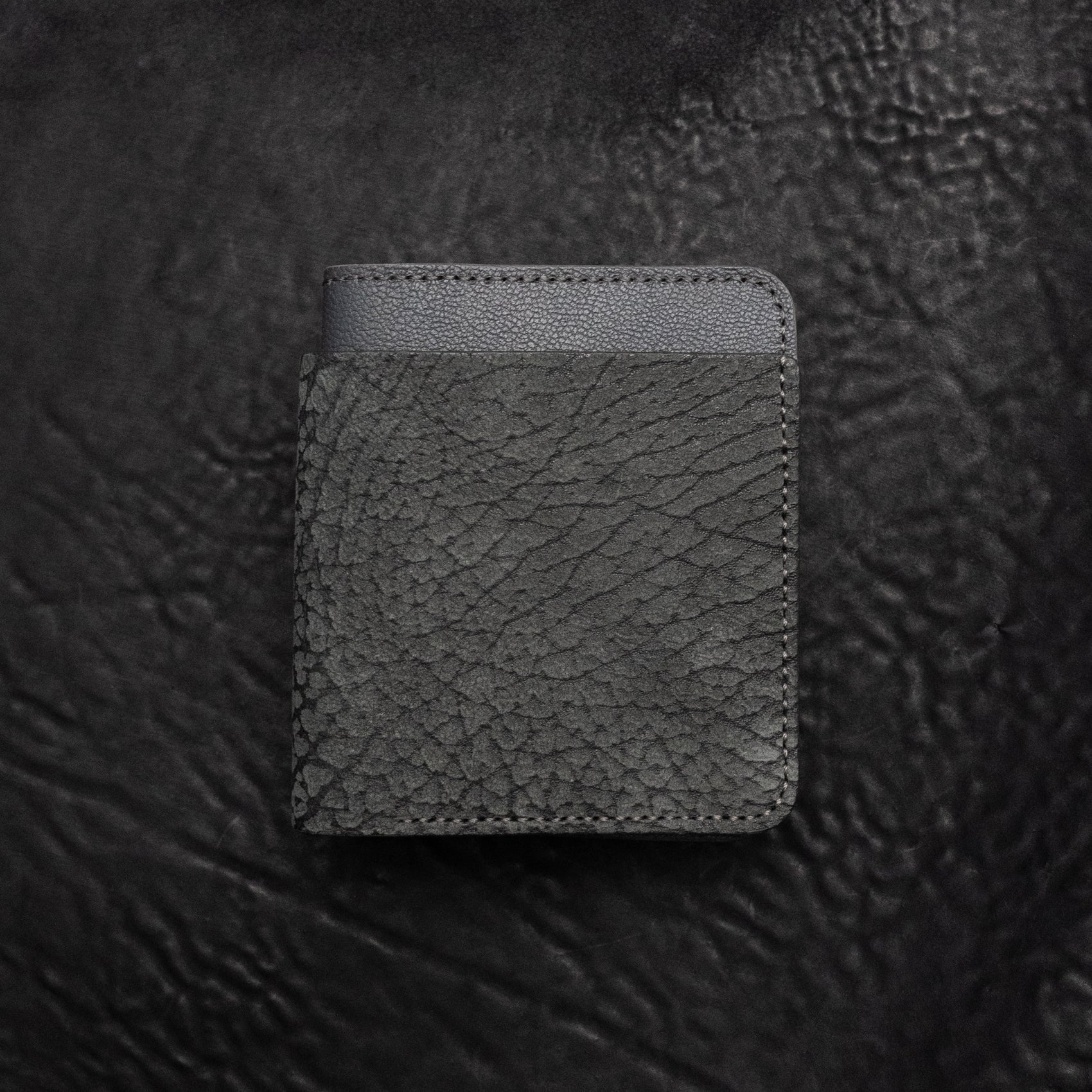Double Bifold Wallet (Elephant Gray)