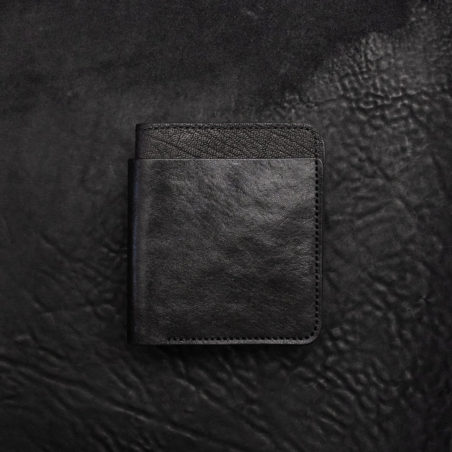 Double Bifold Wallet (Horsehide Black)