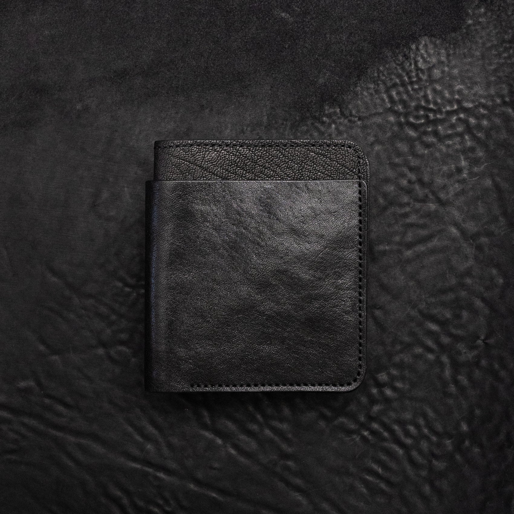 Double Bifold Wallet (Horsehide Black)