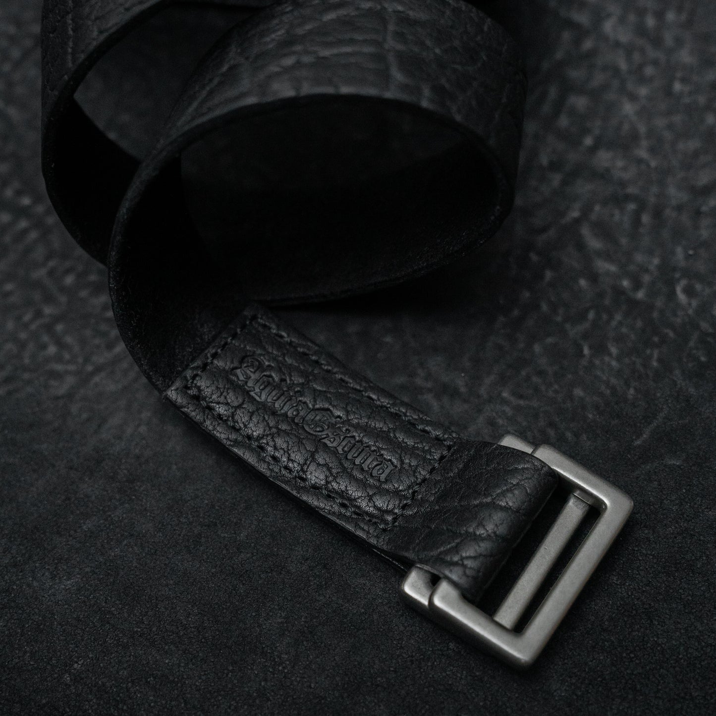 Aro Shrunken Bison Belt