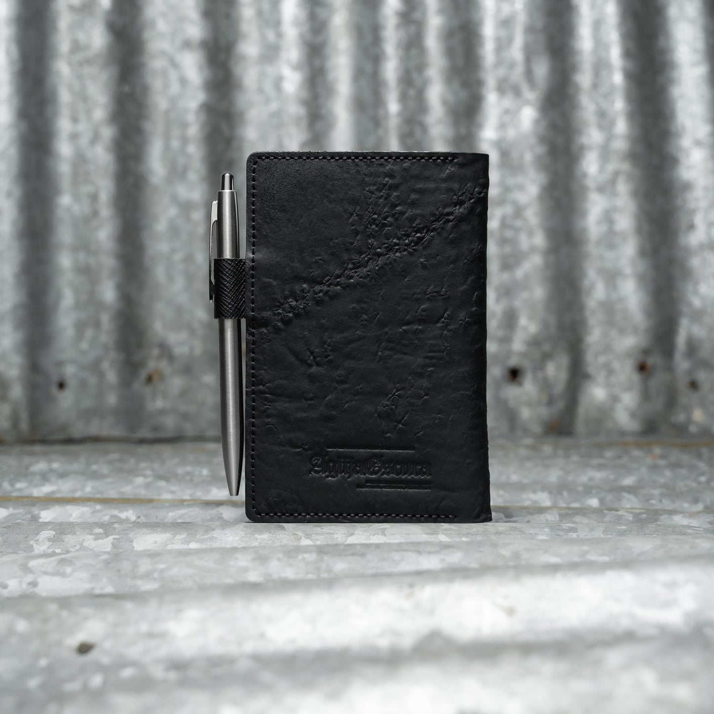 MEMO BOOK/PASSPORT WALLET (REVERSE CULATTA BLACK)