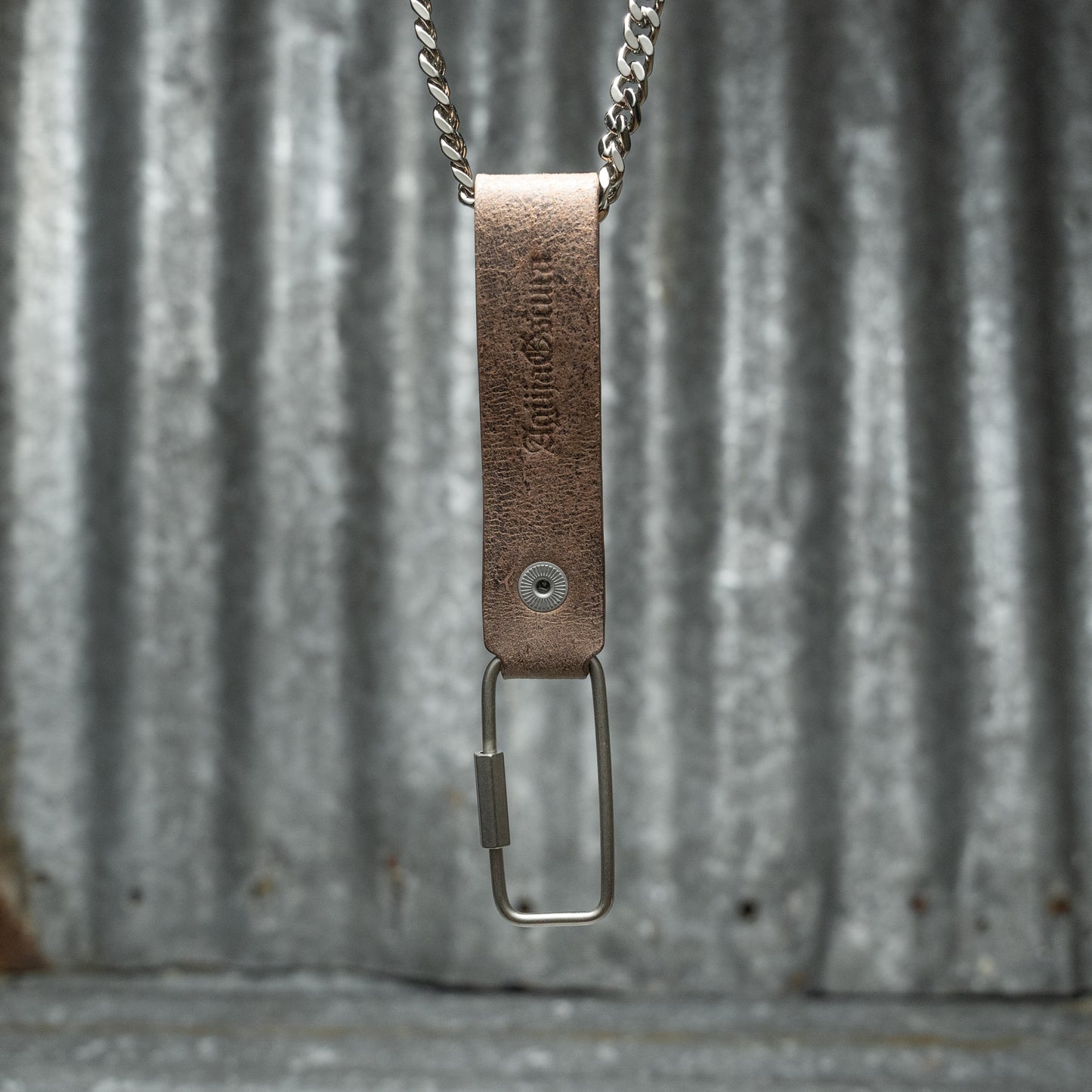 SNAP KEY CHAIN (MARMO BROWN)