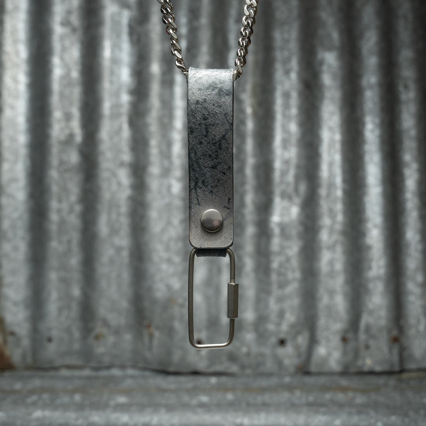 SNAP KEY CHAIN (MARMO GREIGE)