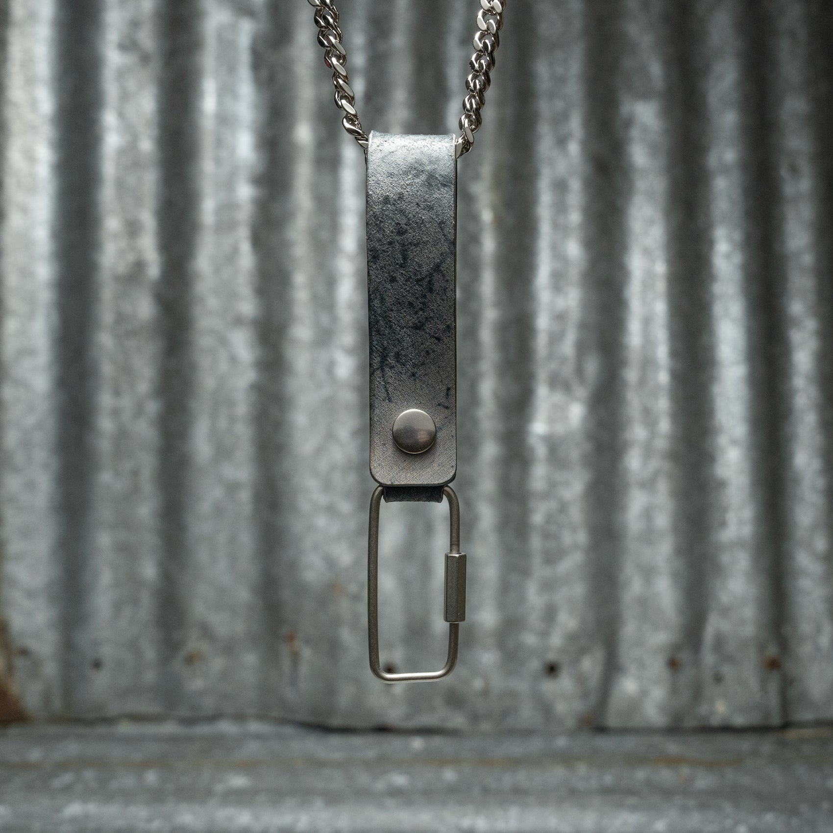 SNAP KEY CHAIN (MARMO GREIGE)