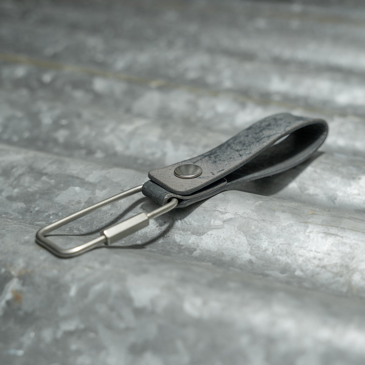 SNAP KEY CHAIN (MARMO GREIGE)