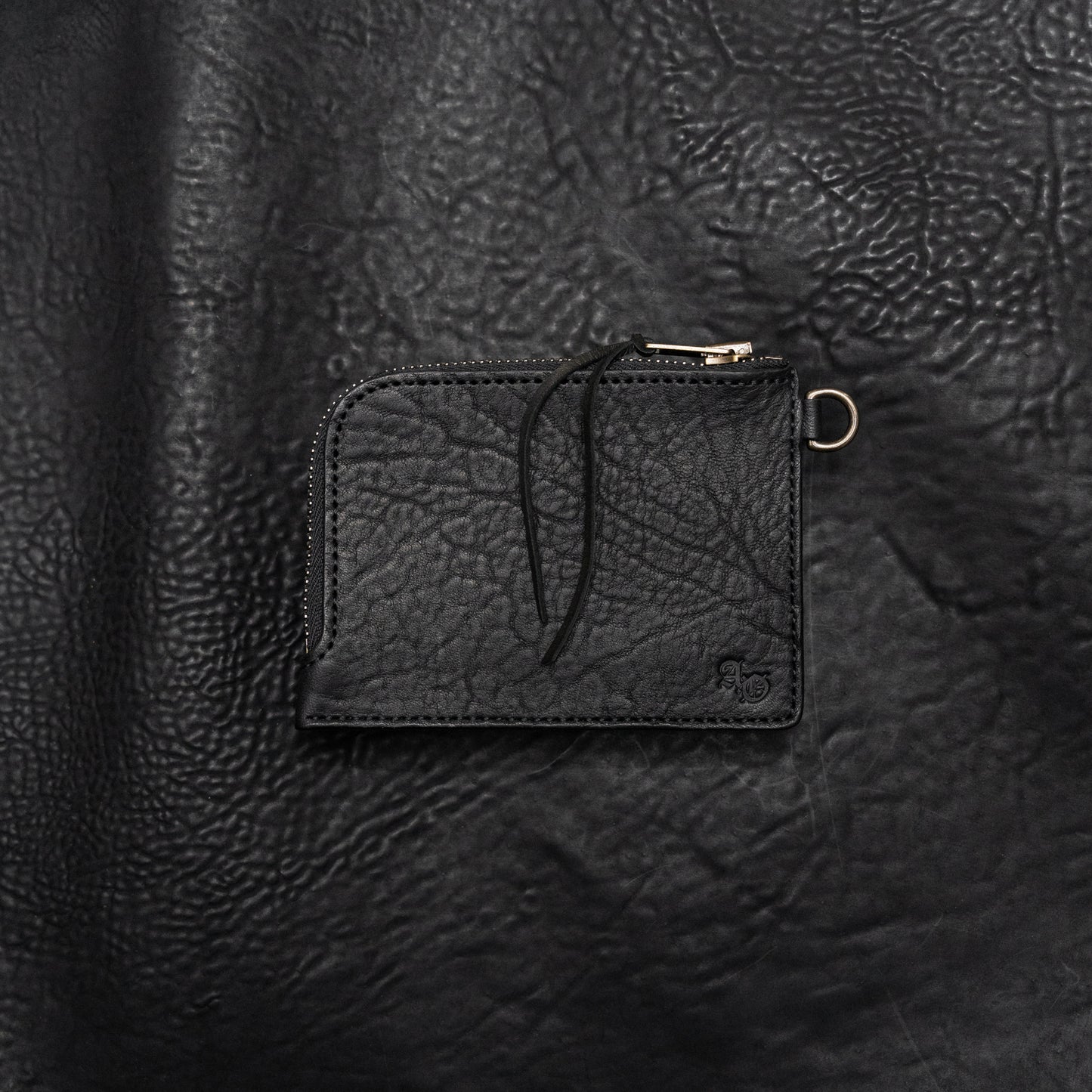 Sello Zipper Wallet (Horse Culatta Black)