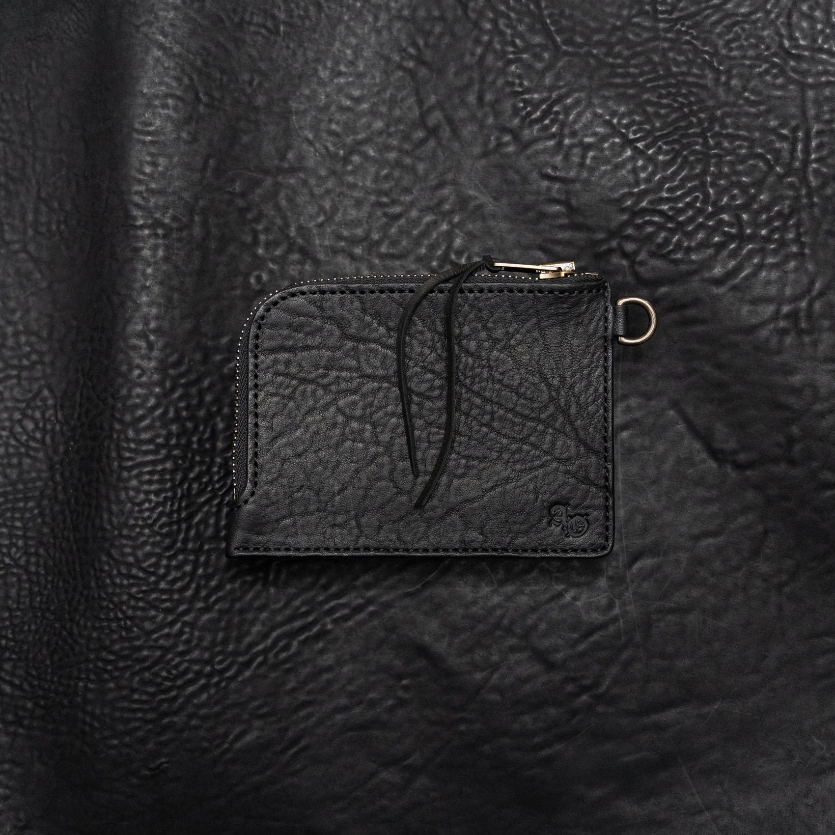 Sello Zipper Wallet (Horse Culatta Black)