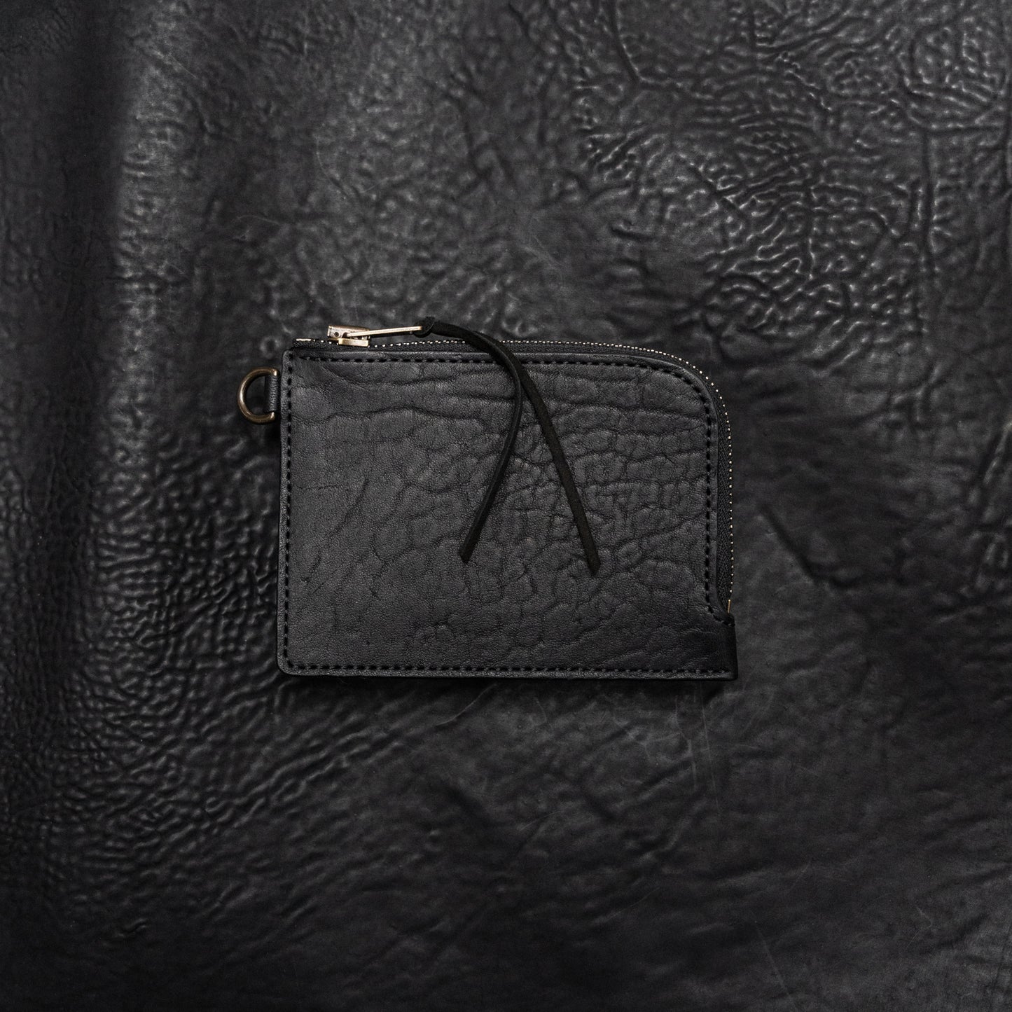 Sello Zipper Wallet (Horse Culatta Black)