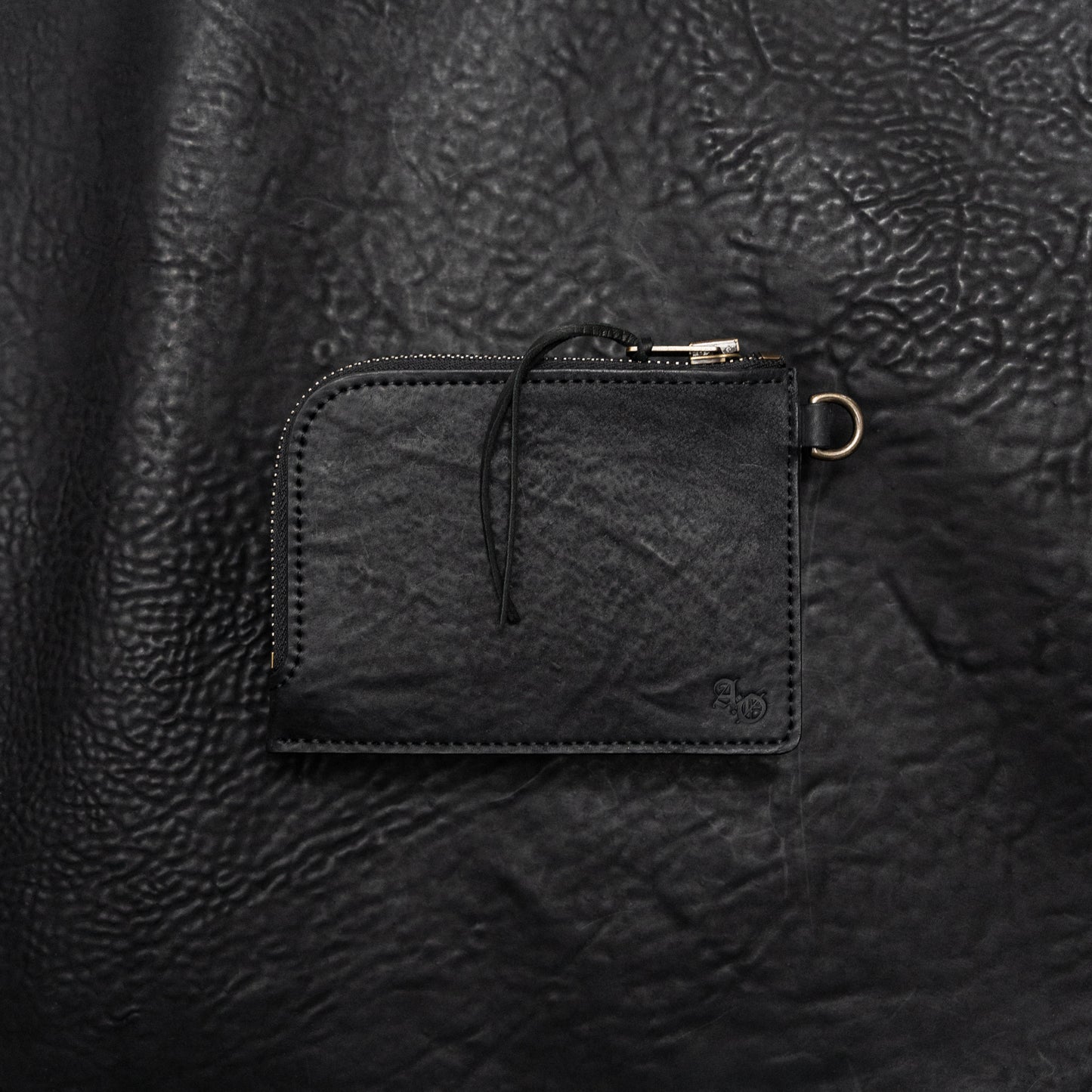 Sello Zipper Wallet (Reverse Culatta Black)