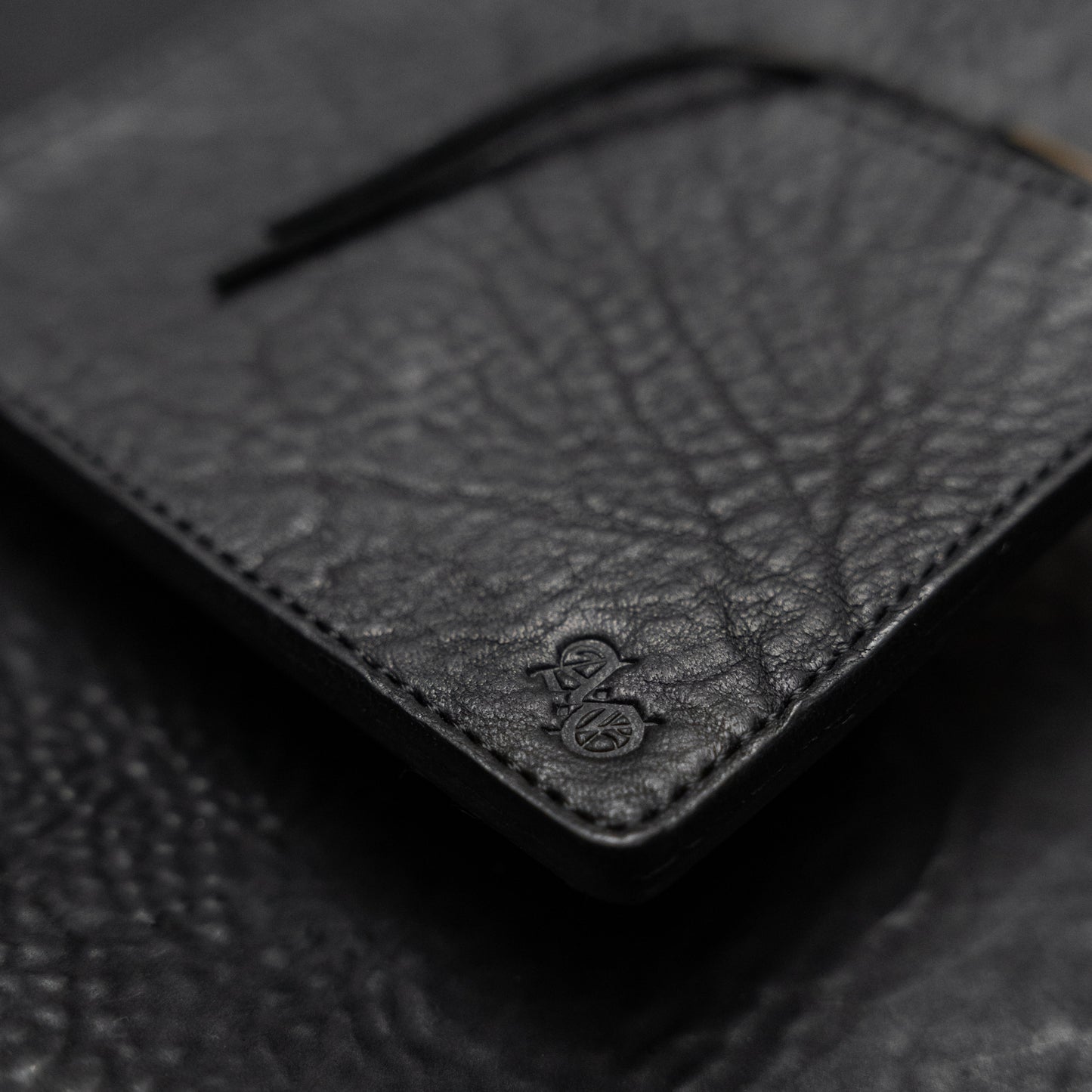 Sello Zipper Wallet (Horse Culatta Black)