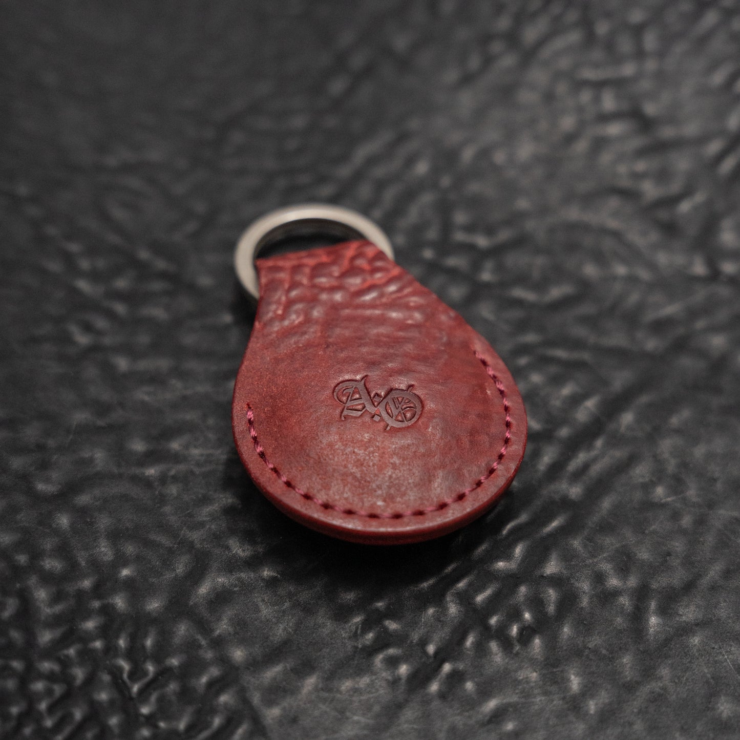 Ruta AirTag Fob (Reverse Culatta Dirty Red)