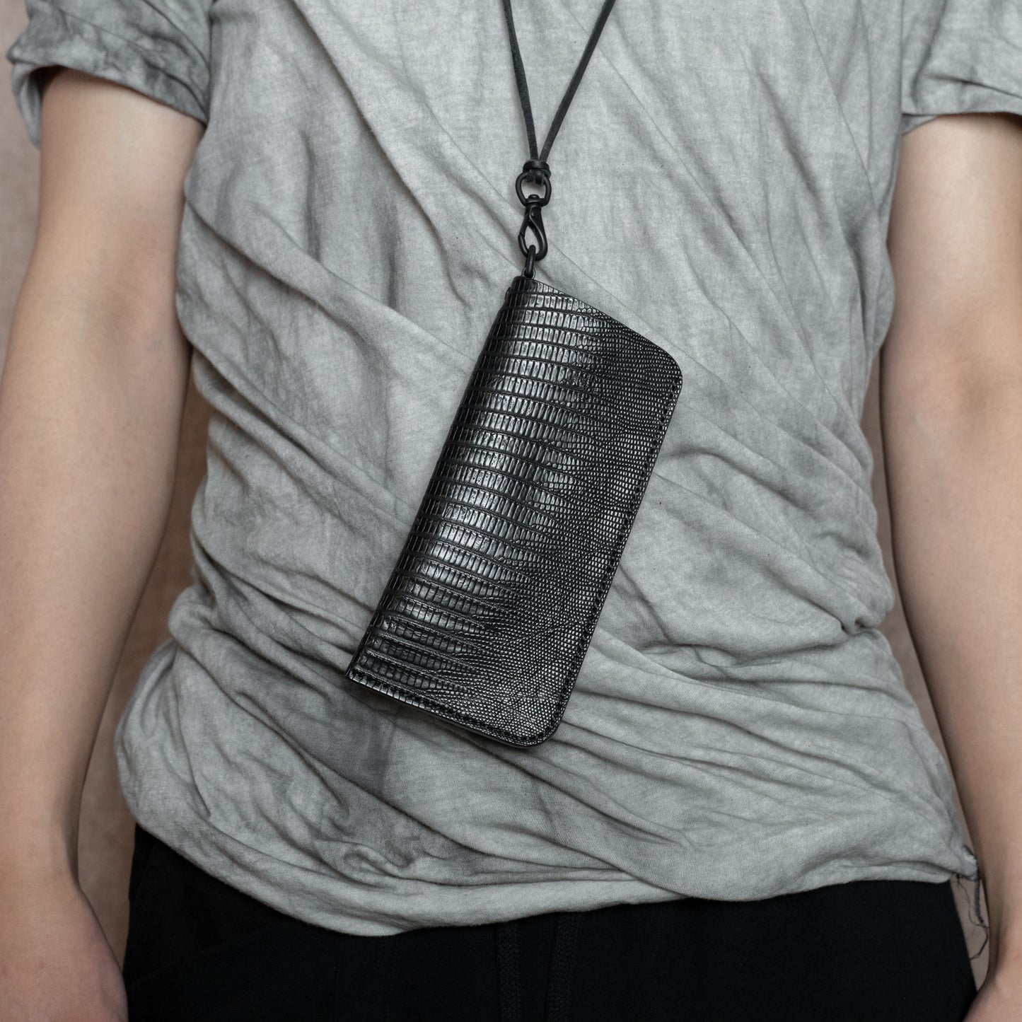 Kinich II Eyewear Pouch (Teju Lizard Black)