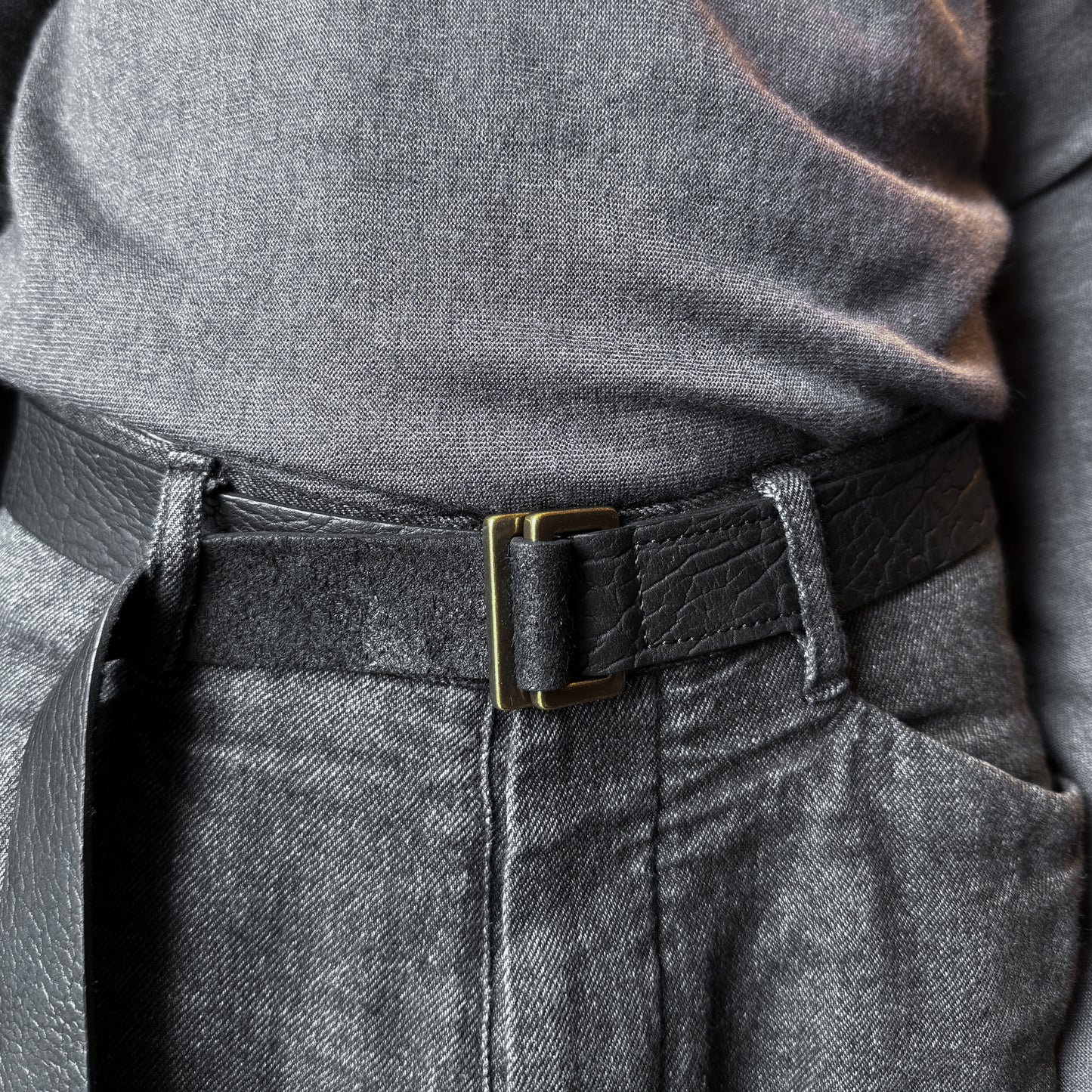 Aro Shrunken Bison Belt